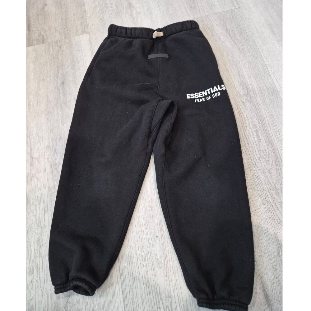 FOG Essentials Kids Black Joggers Size 8